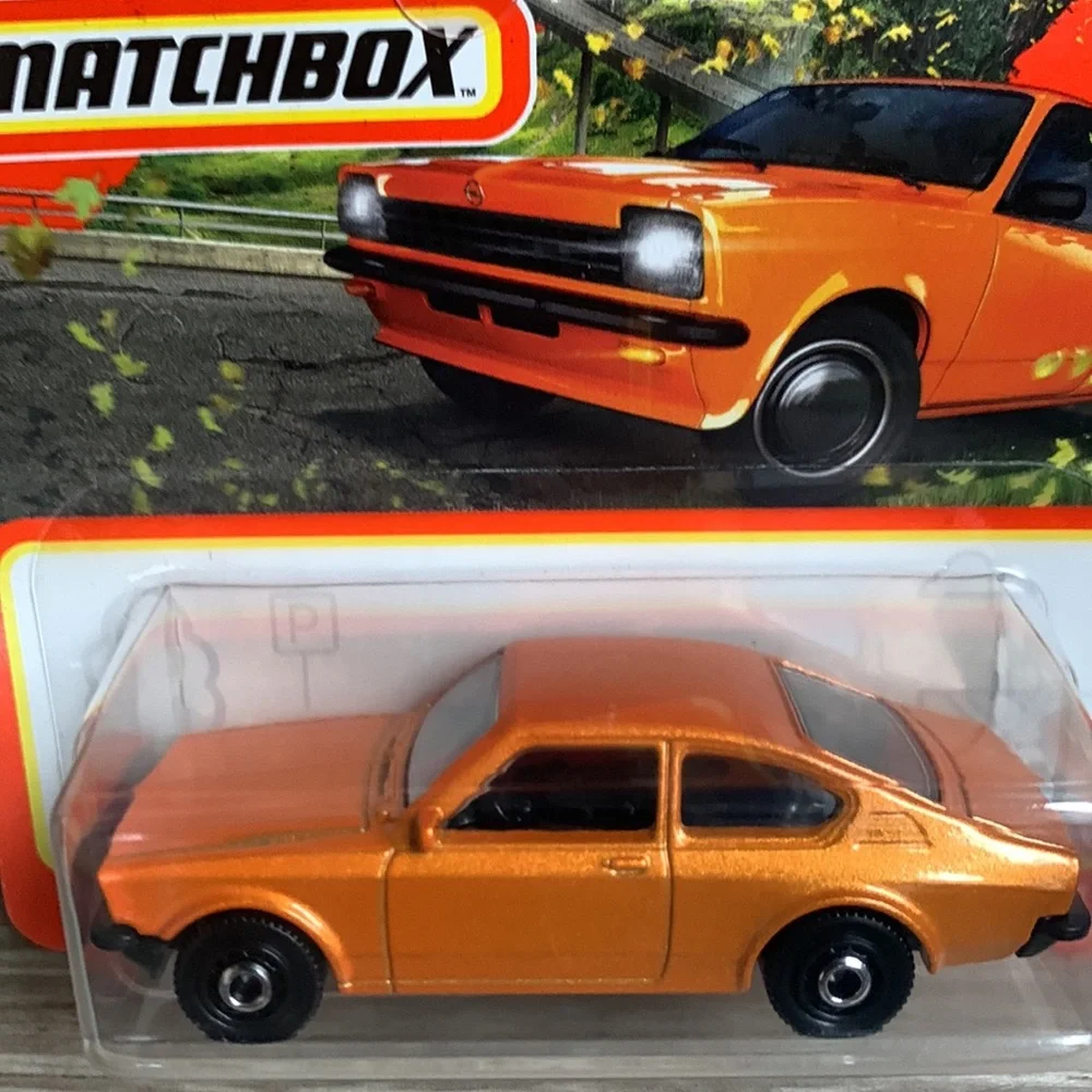 1975 Opel Kadett Coupe Matchbox Orange Car MBX Diecast 1970s 70s New